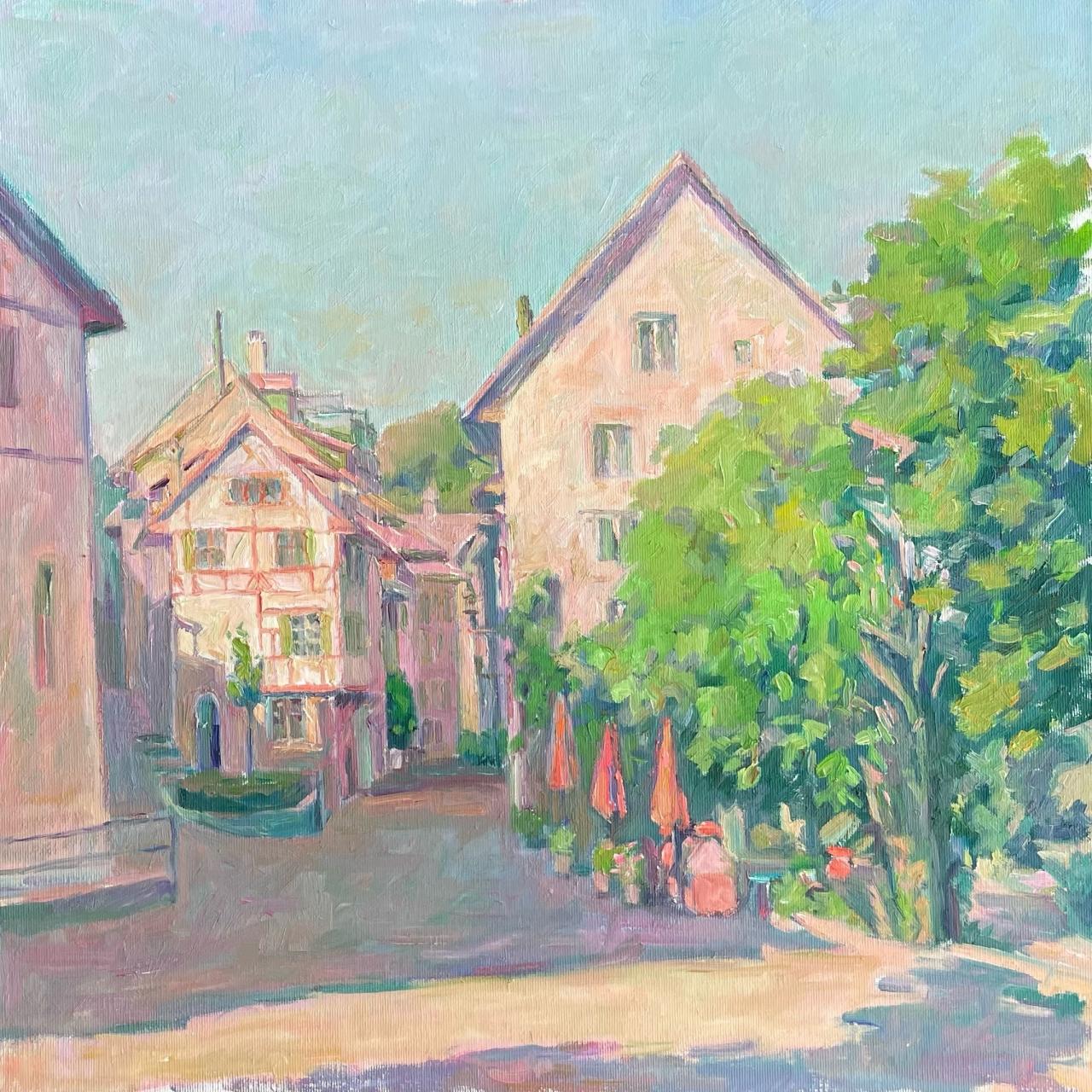Evening View of Untere Halde, Baden