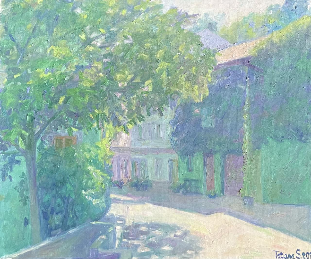 View of Hahnrainweg in the Afternoon