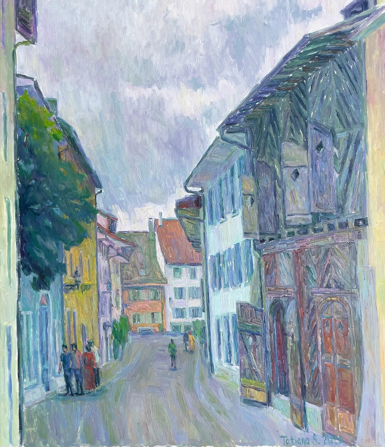 Morning View of Kronengasse, Baden